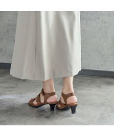 ASICS WALKING ペダラ ヒールサンダル 3E 5.0cmヒール