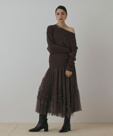 GRACE CONTINENTAL イレギュラ－チュ－ルスカート