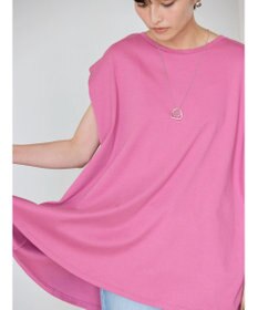 AMERICAN HOLIC 接触冷感フレンチスリーブカットチュニック