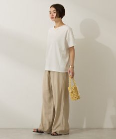 AMERICAN HOLIC 【接触冷感】フレンチスリーブコクーンプルオーバー