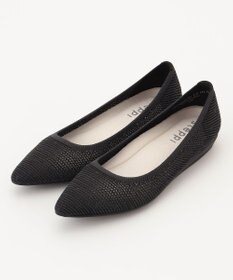 steppi 【軽量】シースルー ポインテッド パンプス ブラック