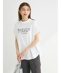 Green Parks フレンチスリーブ筆記体刺繍ロゴプルオーバー