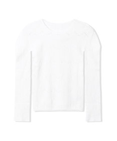 Chacott 【ノーソーイングニット】ノーソーイングクルーネックトップ