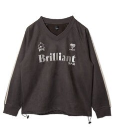 WEGO 【ユニセックス着用ITEM】フェイクスウェードグラフィックプルオーバー