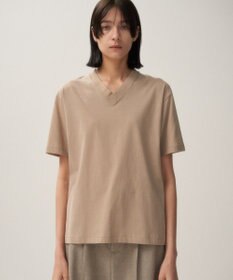 ATON FRESCA NUBACK | VネックTシャツ