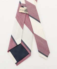 J.PRESS MEN 【LINEN MIX COLLECTION】 レジメンタル ネクタイ