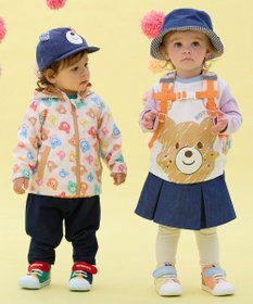 MIKI HOUSE HOT BISCUITS 【Sサイズ】カラフルビーンズ 総柄リュック