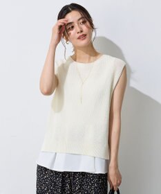 ANY L ギマノースリーブニット