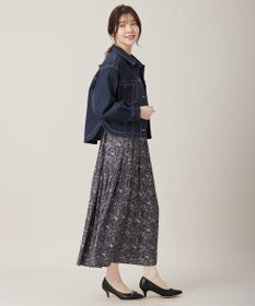 ANY SIS 【洗える】ストレッチライトデニム ジャケット
