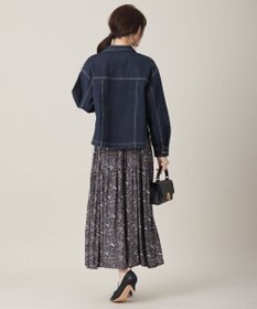 ANY SIS 【洗える】ストレッチライトデニム ジャケット