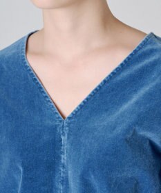 Ripo trenta anni INDIGO VELOUR プルオーバー