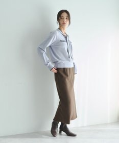 YECCA VECCA 配色ボウタイニット