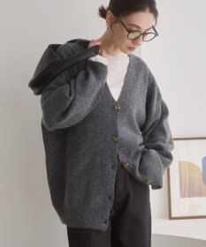 WEGO 【ANGIE VINTAGE】オーバーサイズVネックカーディガン
