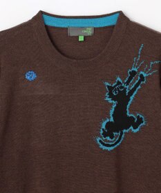 PW CIRCULUS 【MEN】Spark cat クルーネックニット ゴルフ