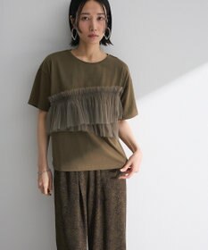 Green Parks ・ＥＬＥＮＣＡＲＥ　ＤＵＥ　チュールフリルレイヤーＴＥＥ