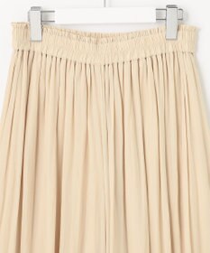 自由区 【セットアップ可/洗える】ブライトサテンライト ギャザーパンツ