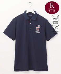 23区GOLF 【MEN】【キングサイズ/吸水速乾/UVカット】エイトロックポロシャツ