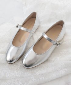 Bridget Birkin 【Bridget Birkin】モチーフパーツメリージェーンレインパンプス