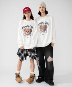 WEGO 【2025年秋冬新作/SMLXLサイズ展開/ユニセックス着用ITEM】アソートグラフィックプルオーバー