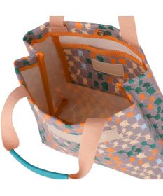 tsumori chisato CARRY タコチェック ハンドバッグ 手提げ 【 水や汚れに強いコーティング 】
