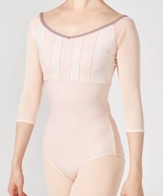 Chacott 【Nela ライン】6分袖レオタード
