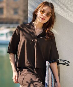 ANY 楽映えスキッパーブラウス