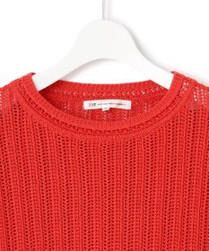 23区 【洗える】コットンギマ ストライプ ニット