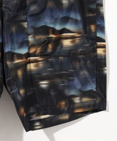 JOSEPH ABBOUD MOUNTAIN 【イタリア素材/軽量/撥水】X-CLIPPER夜景プリント ショーツ