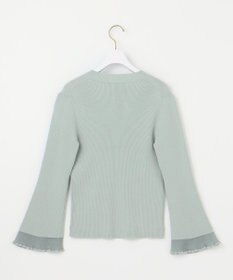 ANY SIS 【洗える】シアーディテール ニット