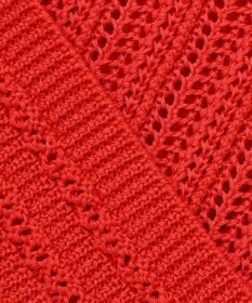 23区 L 【洗える】コットンギマ ストライプ ニット