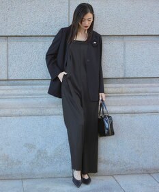 UNFILO BEAUTY MOVE ボタン付き ノーカラージャケット