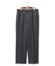 J.PRESS MEN 【J.PRESS ORIGINALS】PEPPIN MERINO SAXONY PIPED STEM TROUSERS / JAPAN MADE