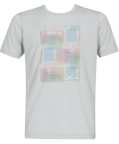 CW-X 【UNISEX】 CW-X トップス Ｔシャツ 半袖 3分袖 Ｕネック メッシュ素材 UVカット率90%以上(本体) ユニセックス DLR195 /ワコール