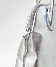 FOLNA RD ホイルレザーブガッティボストンバッグ