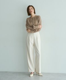 YECCA VECCA ギャザーブラウス