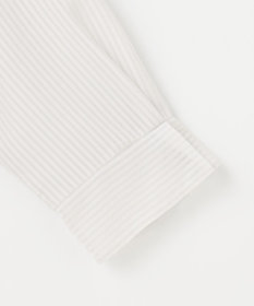 J.PRESS LADIES L シャドーストライプ ボウタイ風 カットソー