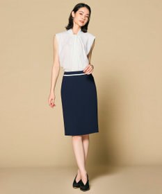 BEIGE， 【L-size】ANITA / ノースリーブタックブラウス