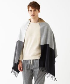JOSEPH ABBOUD MOUNTAIN 【SPACE／UNISEX】マルチボーダー ストール