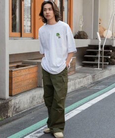 WEGO 【ユニセックス着用ITEM/SMLサイズ展開】別注BENDAVISワンポイントT（SS）