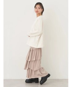 earth music&ecology サイドボタンダンボールプルオーバー