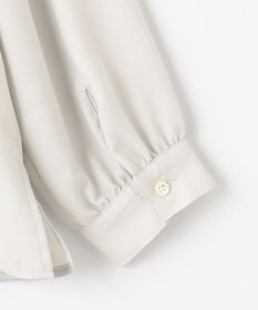 J.PRESS LADIES 【洗える】ヌーディスバックサテン タックプリーツ ブラウス