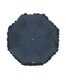 MOONBAT 【日傘】ポール & ジョー (PAUL & JOE　ACCESSOIRES) クリザンテームワンポイント フリル 雨の日OK スライド式 一級遮光 遮熱 UV