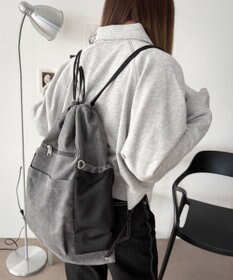 WEGO サイドメッシュポケットナップサック