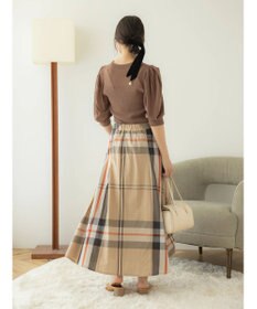 earth music&ecology シアーパワショルニットプルオーバー