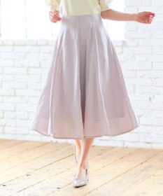 Feroux 【洗える】タフタフレア スカート