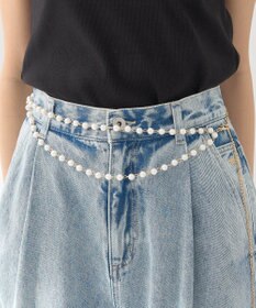 earth music&ecology パールチェーンベルト