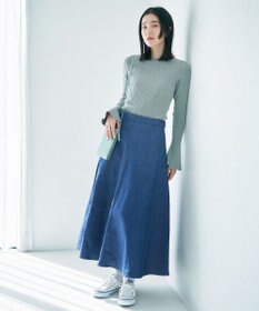 woadblue ＜坪田あさみさんコラボ＞NEMOPHILA  フレアスカート