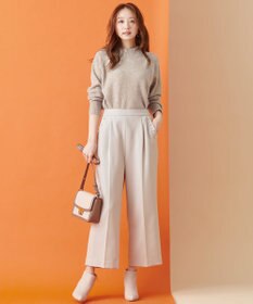 ANY SIS 【美人百花11月号掲載】パール調ポイントツイル パンツ