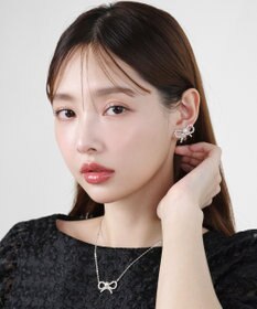 TOCCA GLITTER RIBBIN NECKLACE ネックレス