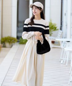 Tiaclasse 【安田美沙子さん着用】フェイクファーバック